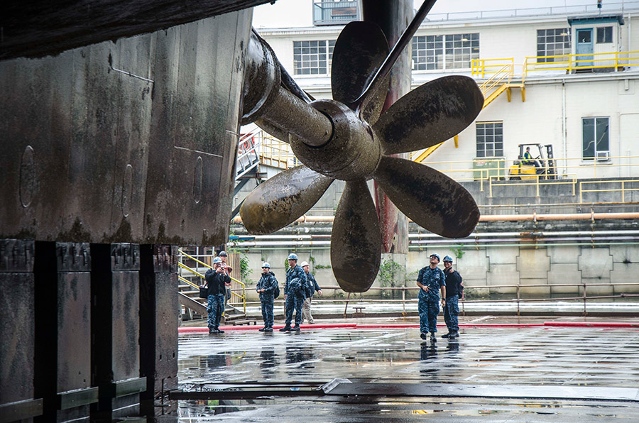 USS Frank Cable Dry Dock USS Frank Cable Dry Dock